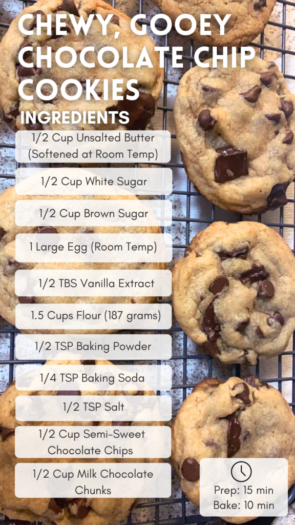 Chewy Gooey Chocolate Chip Cookie Recipe 